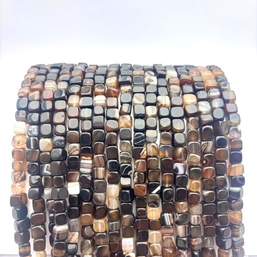 Doğal Taş Akik Küp Kesim 1 Dizi