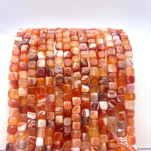 Doğal Taş Akik Küp Kesim 1 Dizi