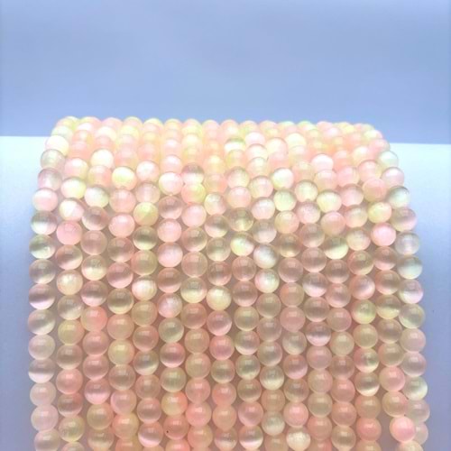 Doğal Taş Selenit 8 mm 1 Dizi