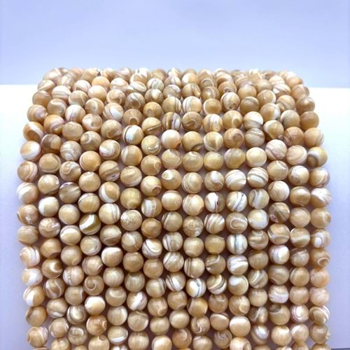 Doğal Taş Sedef 8 mm 1 Dizi