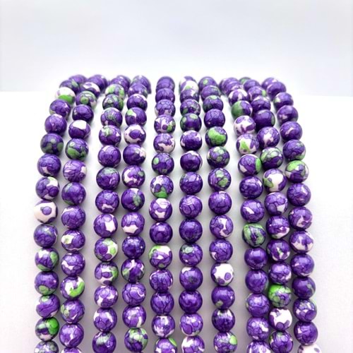 Doğal Taş Yağmur Damlası Kuvars 8 mm 1 Dizi