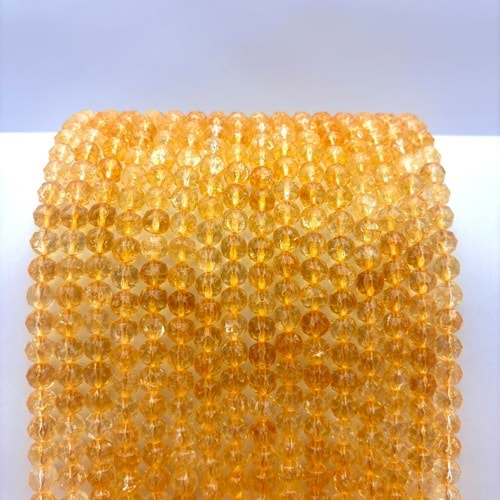 Doğal Taş Kristal Kuvars 8 mm 1 Dizi