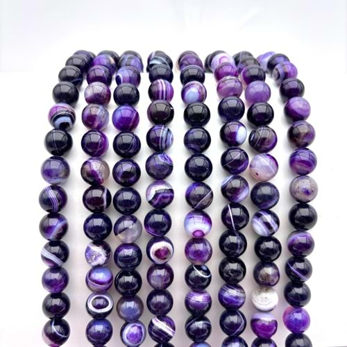 Doğal Taş Akik 10 mm 1 Dizi