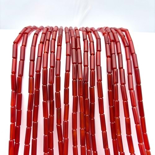 Doğal Taş Boru Kesim Akik 1 Dizi