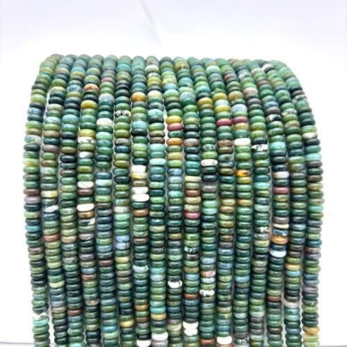 Doğal Taş Rondela Kesim Hint Akik 1 Dizi