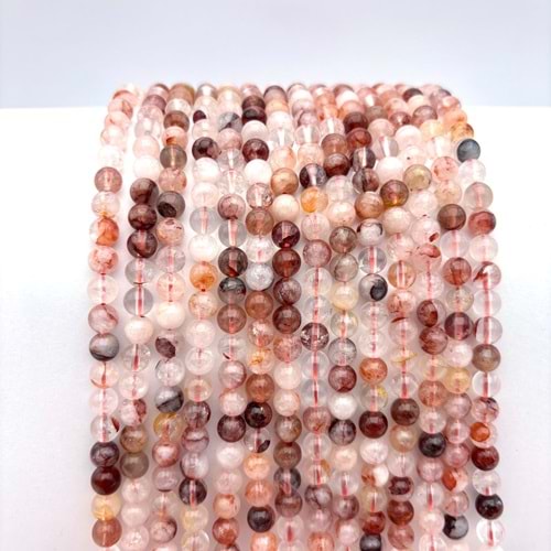 Doğal Taş Hematoid 6 mm 1 Dizi