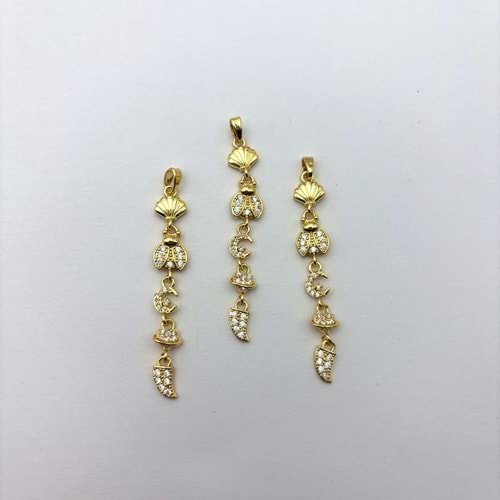 Kaplama Kolye Ucu 1 Adet