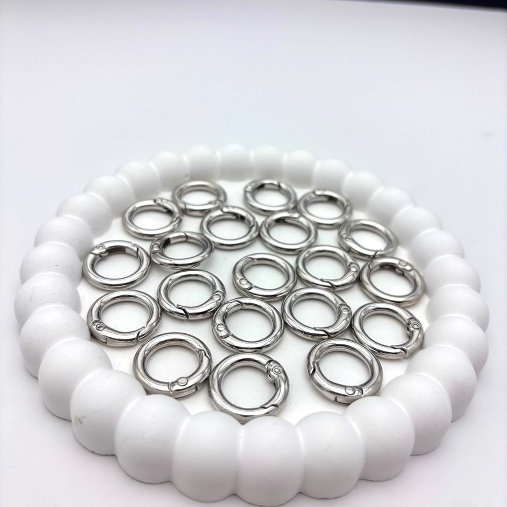 Yaylı Halka Kilit 17 mm 5 Adet