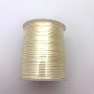 Floş İp Krem 2 mm Bobin 100 M-1 Adet
