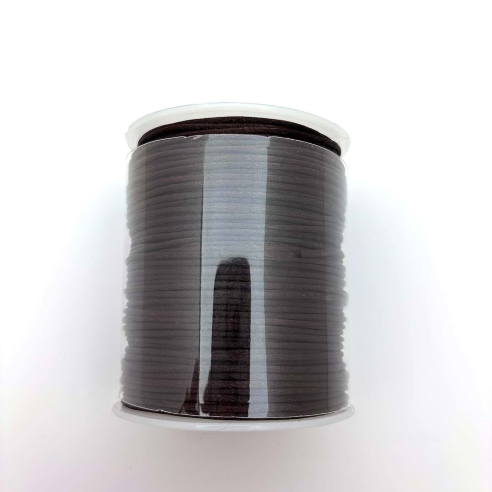 Floş İp Kahverengi 2 mm Bobin 100 M-1 Adet