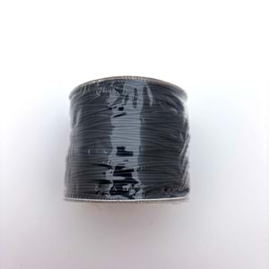 Deri İp Siyah 1 mm Bobin 100 M-1 Adet