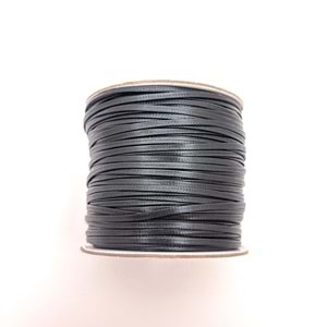 Deri İp Yatsı Siyah 2 mm Bobin 80 M-1 Adet