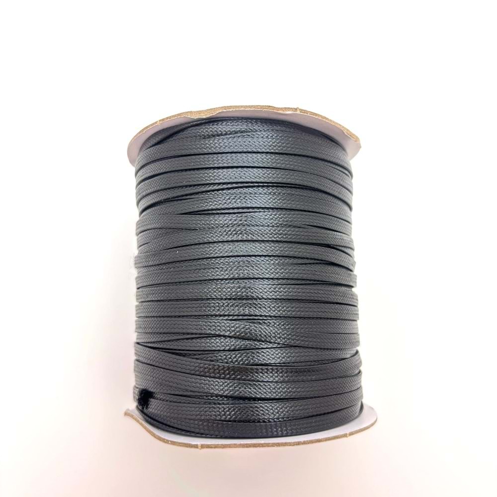 Deri İp Yatsı Siyah 4.8 mm Bobin 80 M-1 Adet