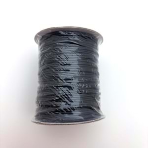 Deri İp Siyah 1.5 mm Bobin 100 M-1 Adet