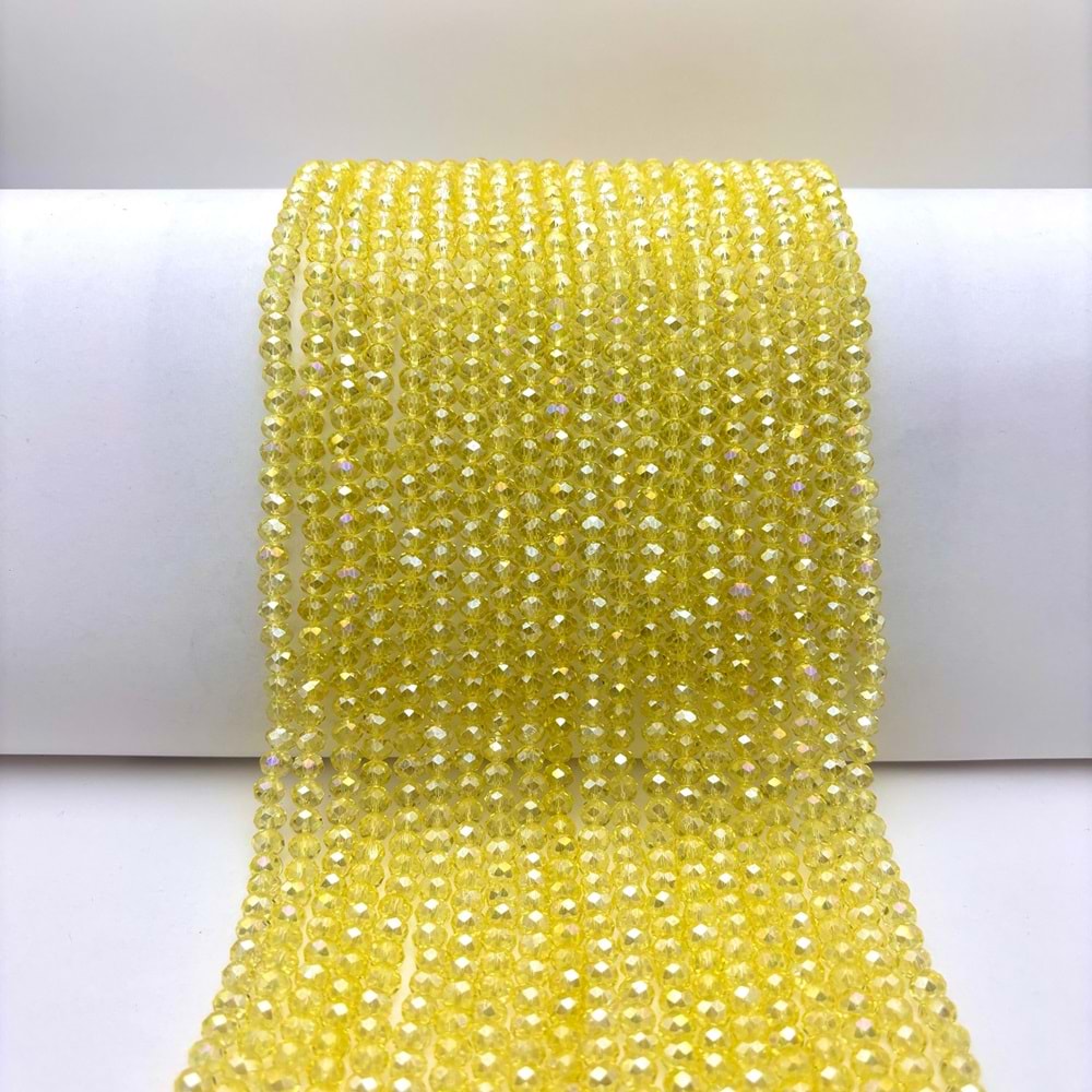 6 mm Kristal Boncuk 1 Dizi