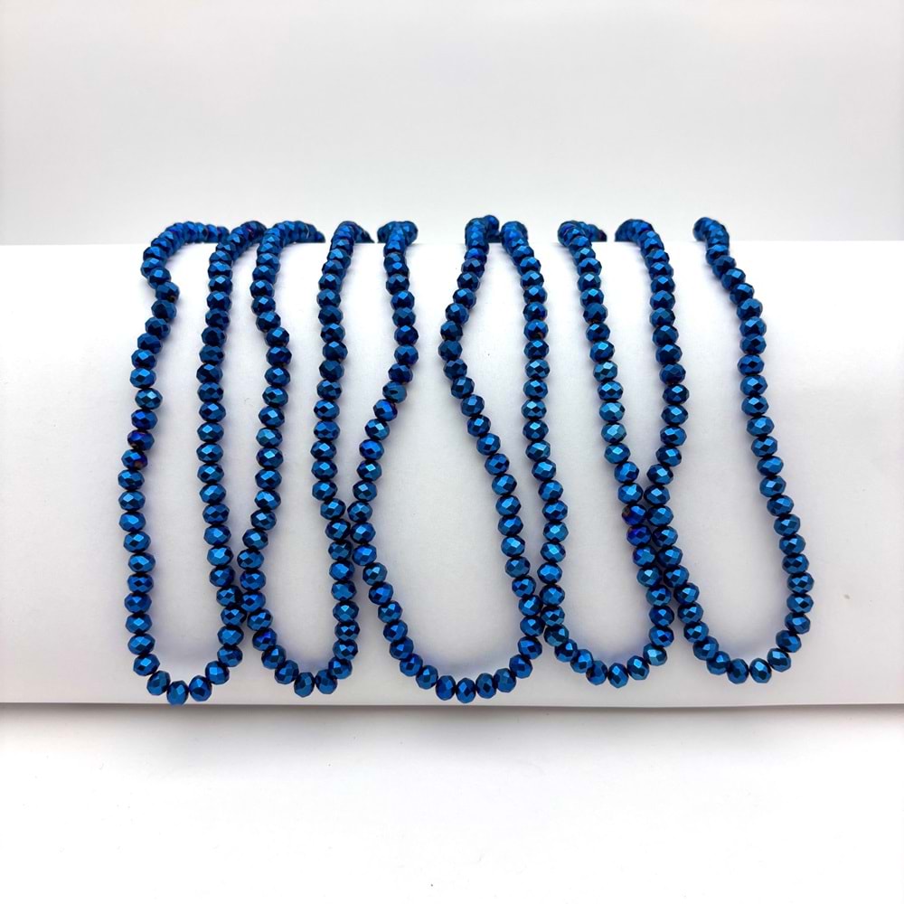 6 mm Kristal Boncuk 1 Dizi