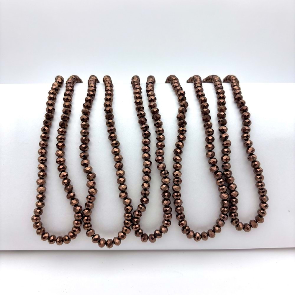 6 mm Kristal Boncuk 1 Dizi