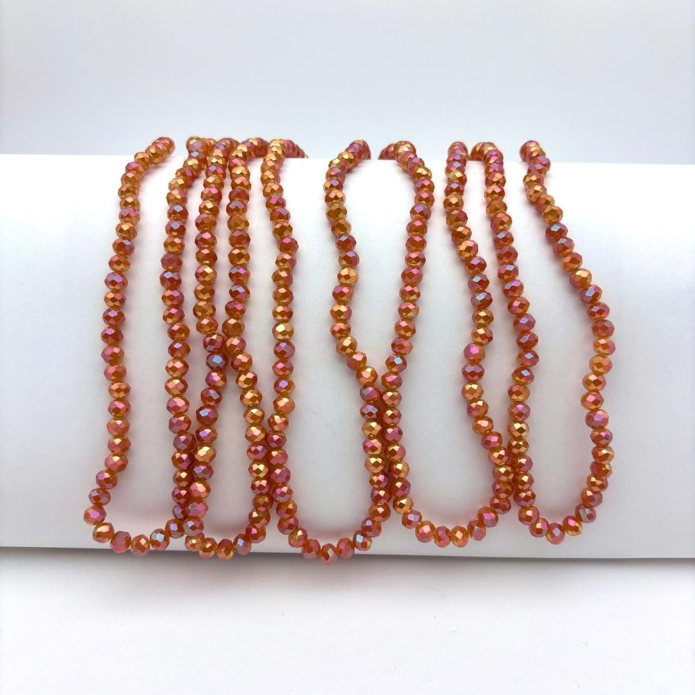 6 mm Kristal Boncuk 1 Dizi