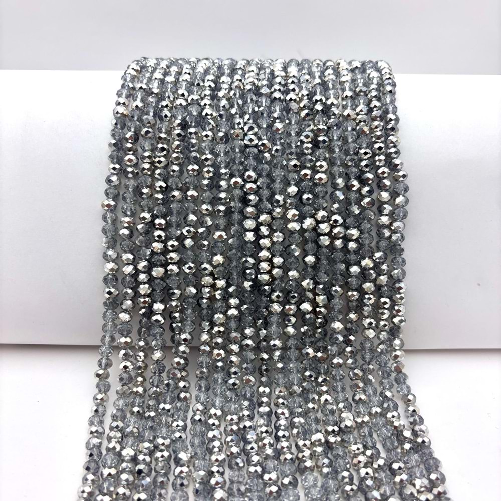 6 mm Kristal Boncuk 1 Dizi