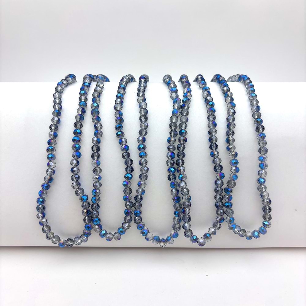 6 mm Kristal Boncuk 1 Dizi