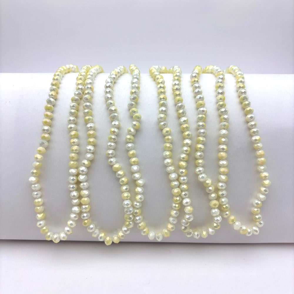 6 mm Kristal Boncuk 1 Dizi