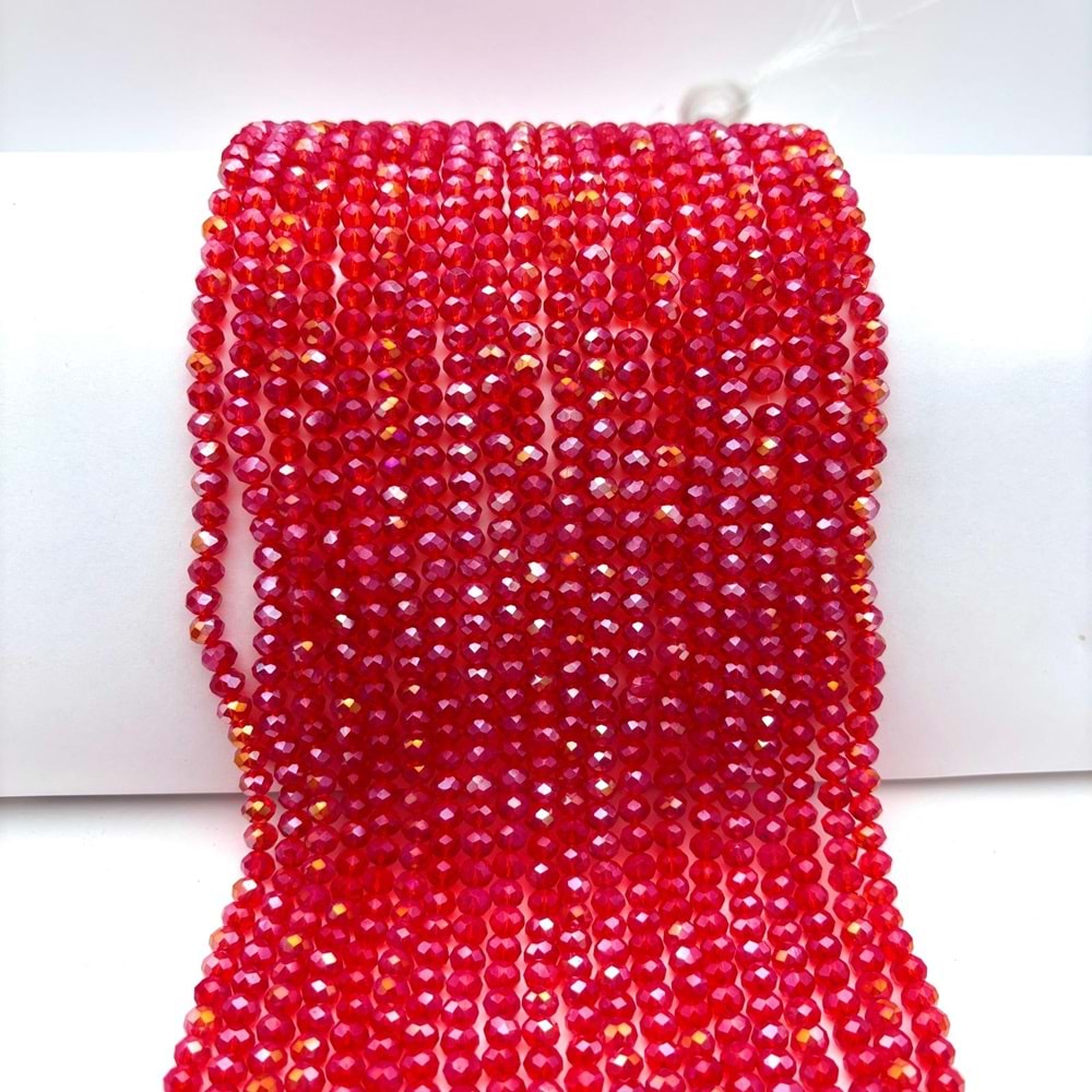 6 mm Kristal Boncuk 1 Dizi