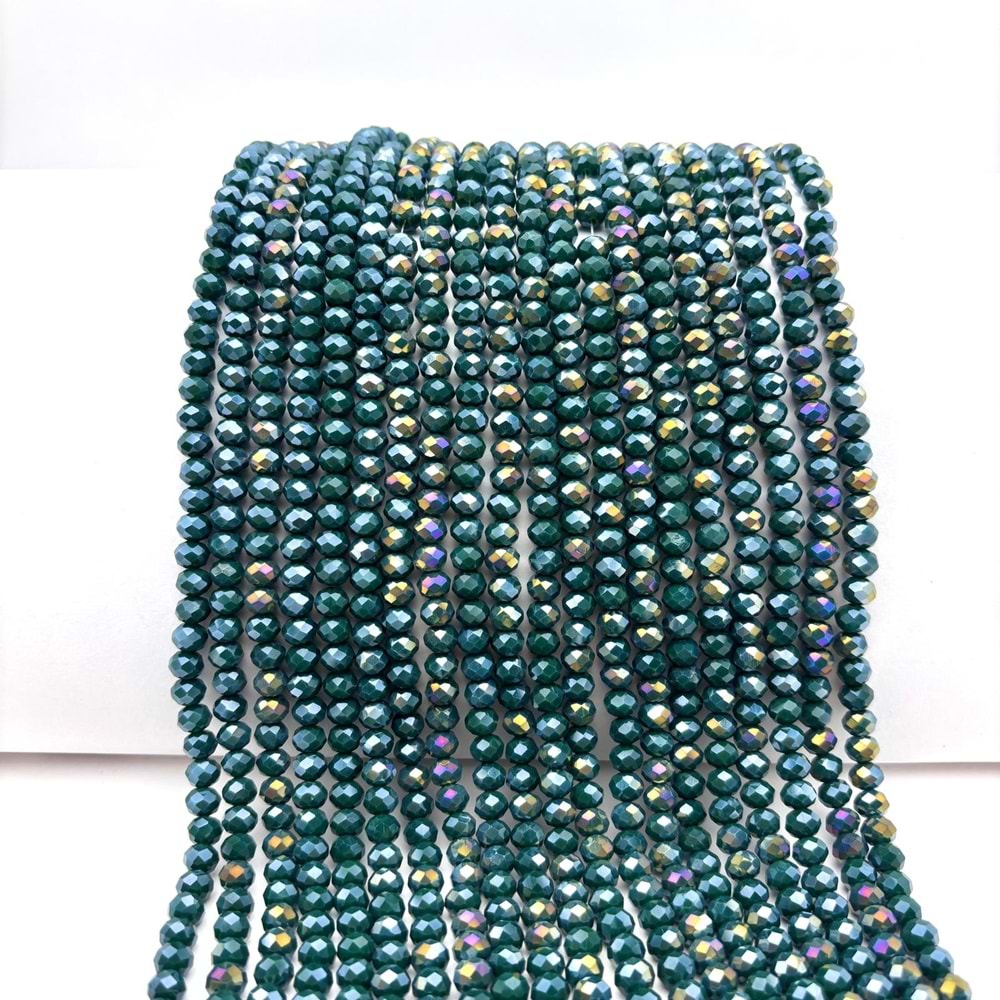 6 mm Kristal Boncuk 1 Dizi