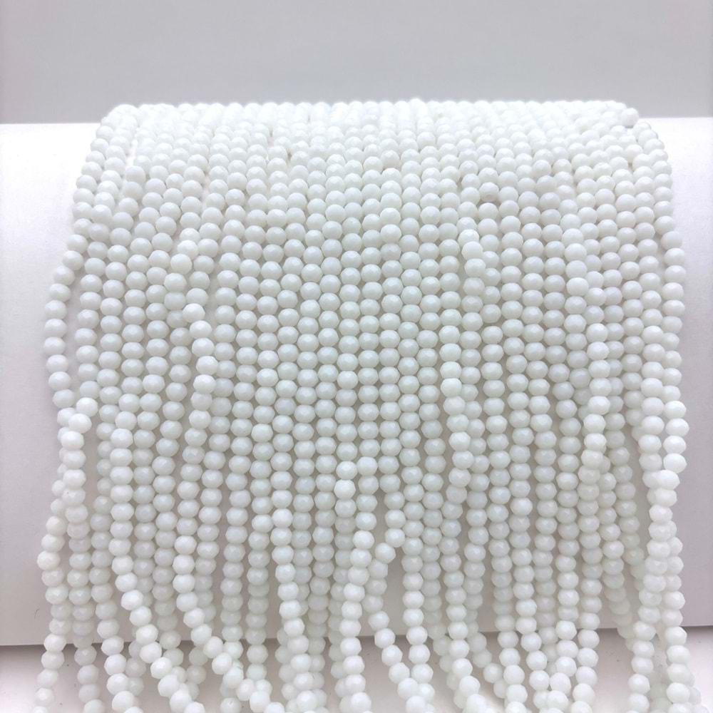 4 mm Kristal Boncuk 1 Dizi