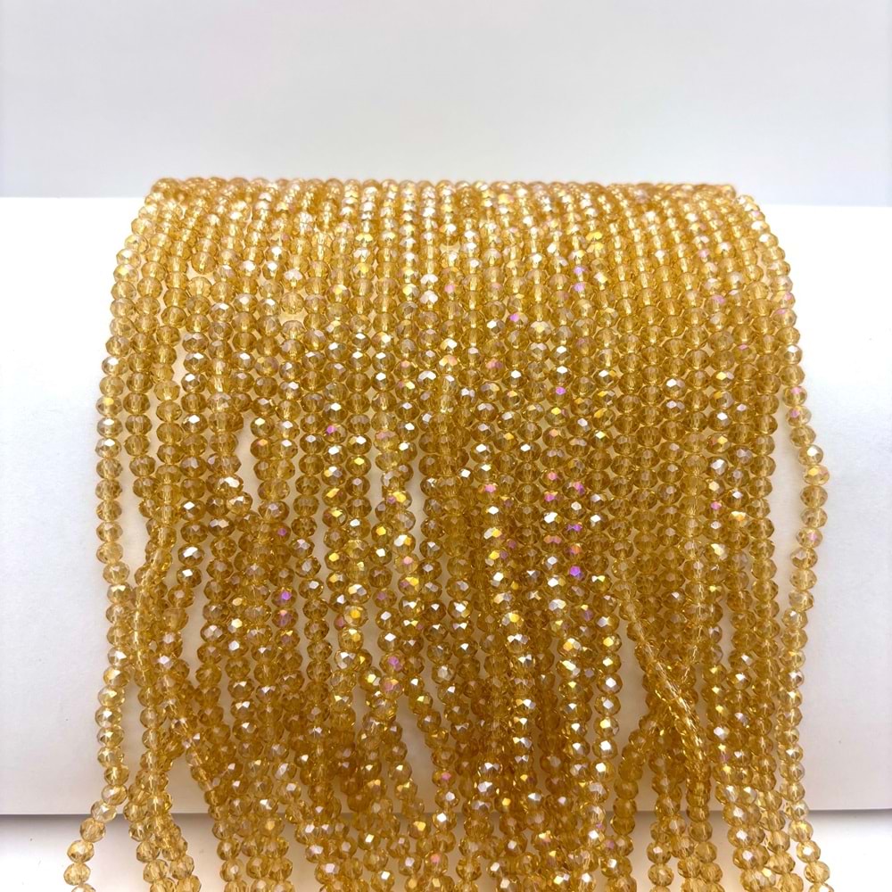 4 mm Kristal Boncuk 1 Dizi