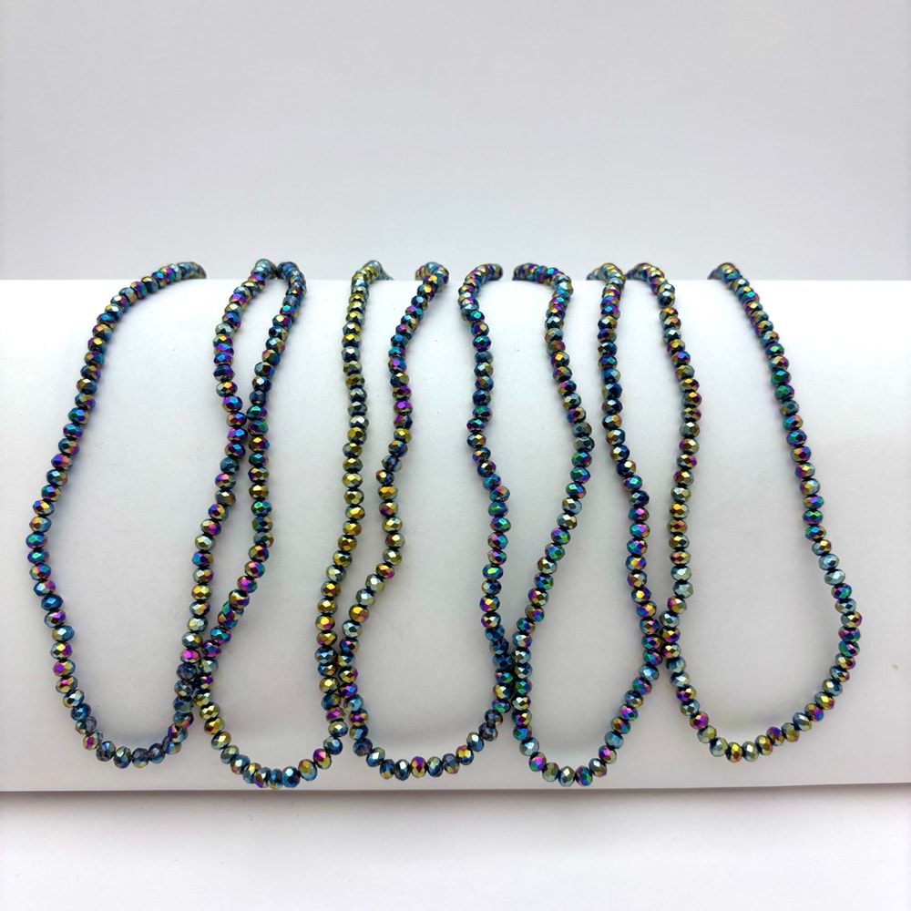 4 mm Kristal Boncuk 1 Dizi