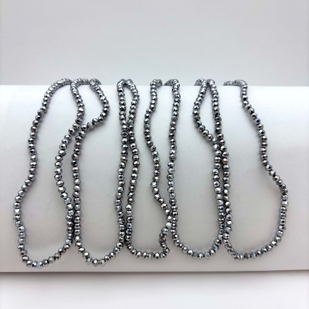 4 mm Kristal Boncuk 1 Dizi