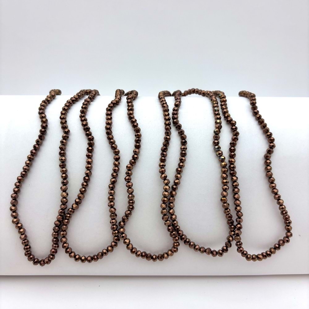 4 mm Kristal Boncuk 1 Dizi