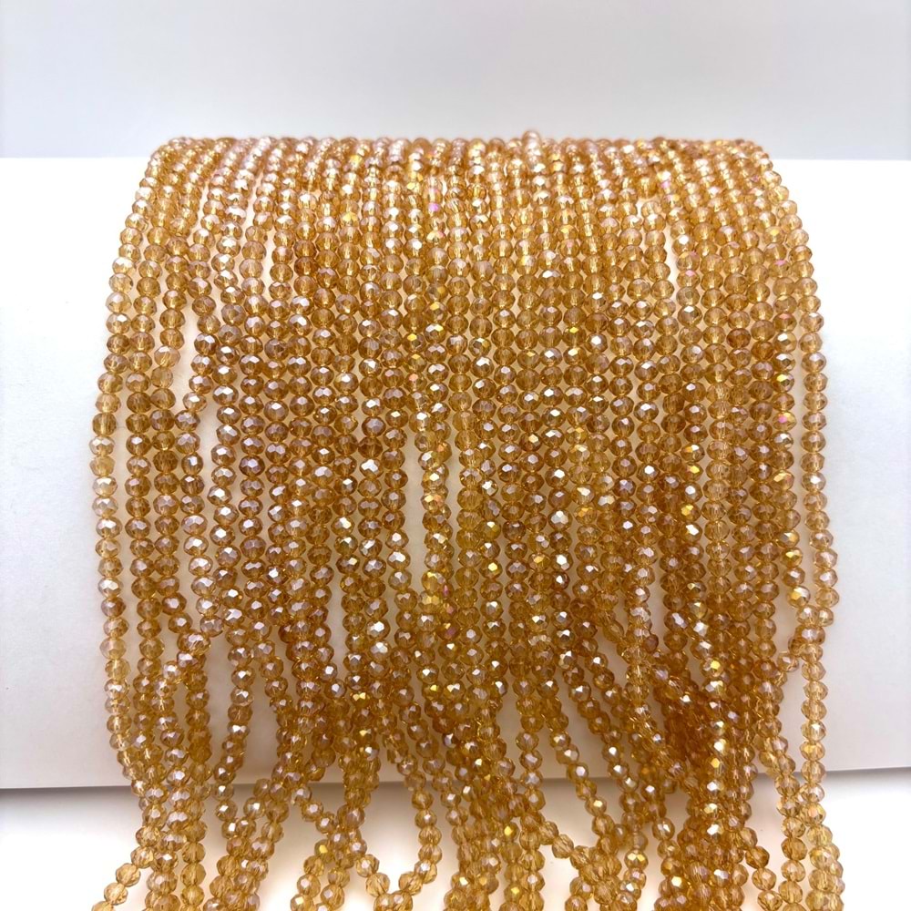 4 mm Kristal Boncuk 1 Dizi