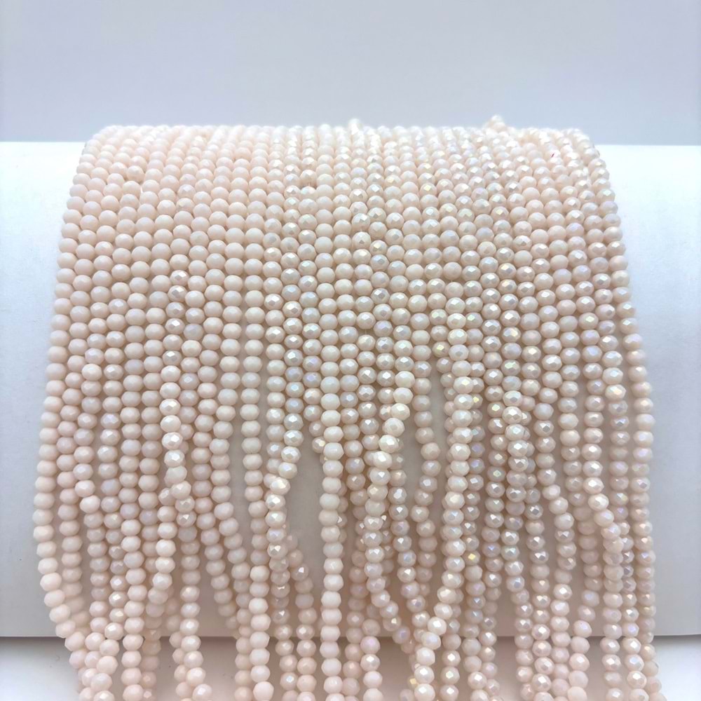 4 mm Kristal Boncuk 1 Dizi