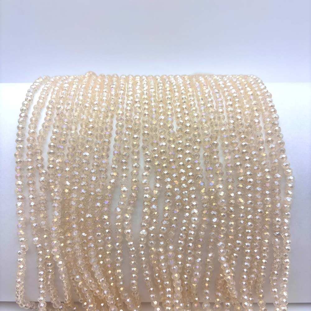 4 mm Kristal Boncuk 1 Dizi