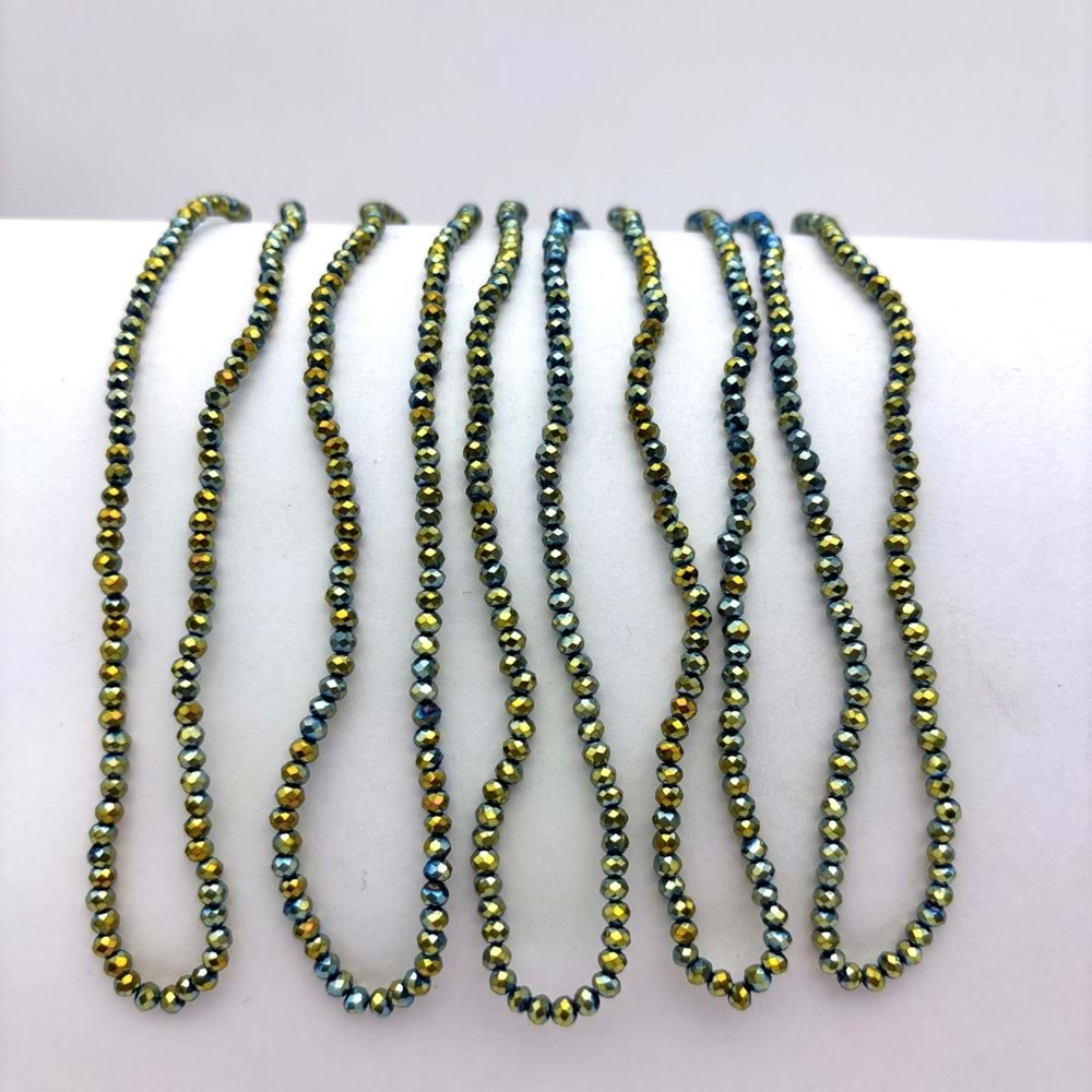 2 mm Kristal Boncuk 1 Dizi