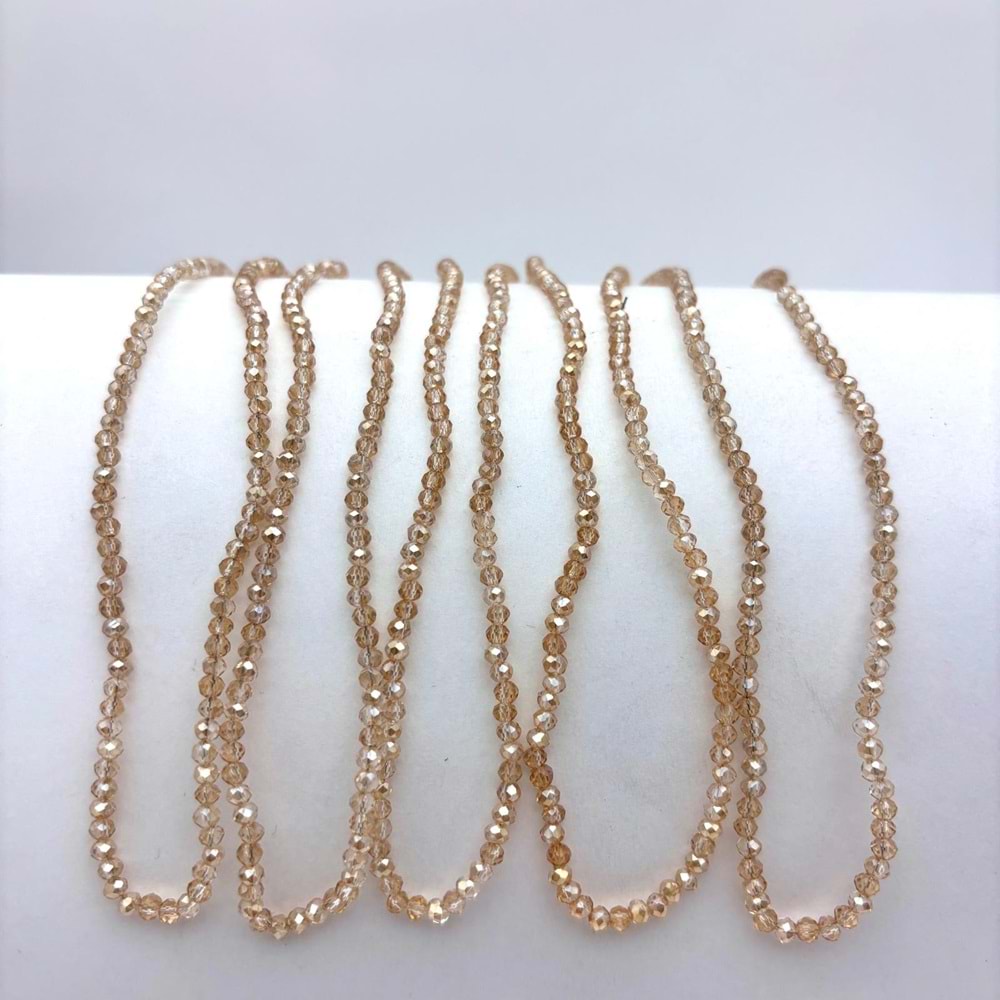 2 mm Kristal Boncuk 1 Dizi