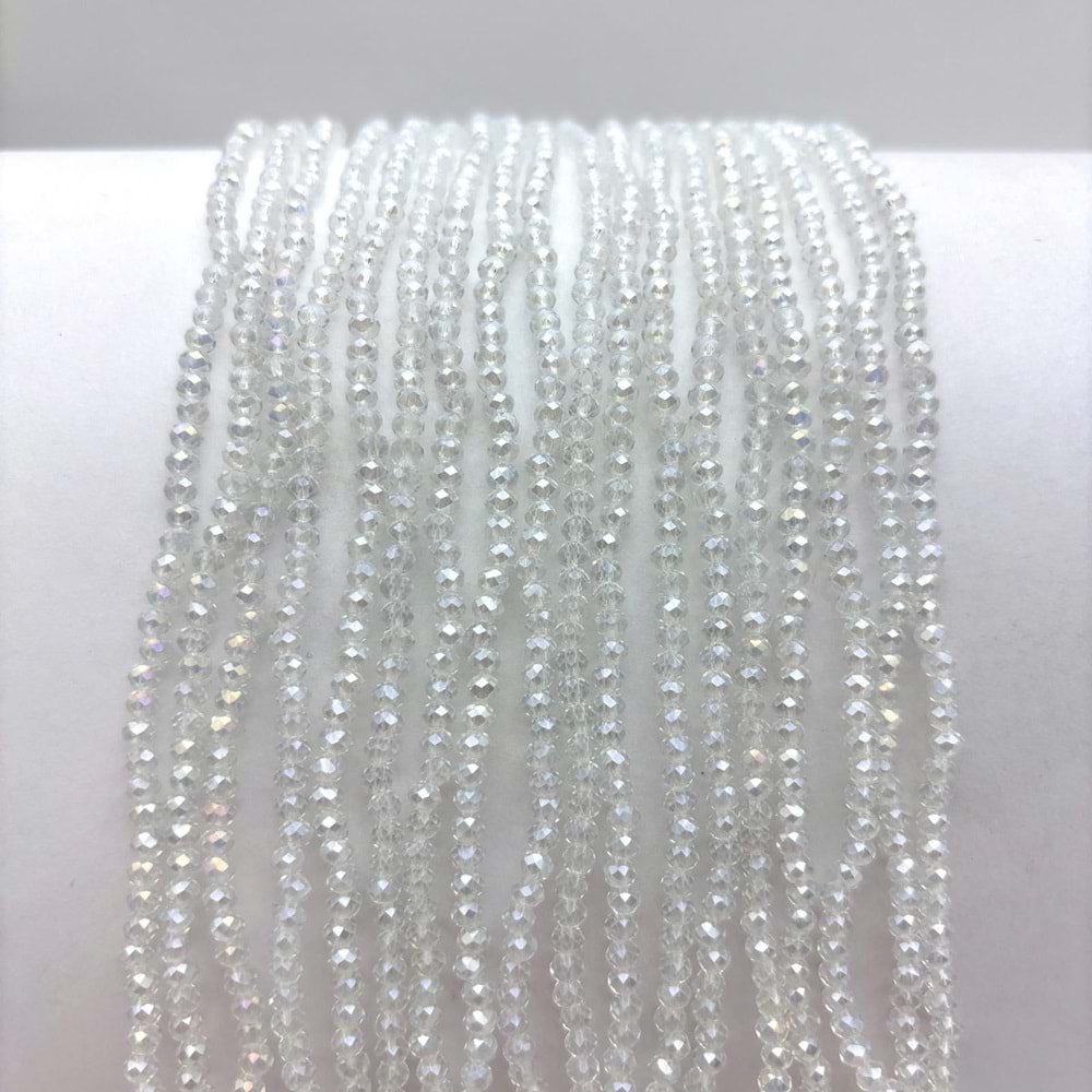 2 mm Kristal Boncuk 1 Dizi