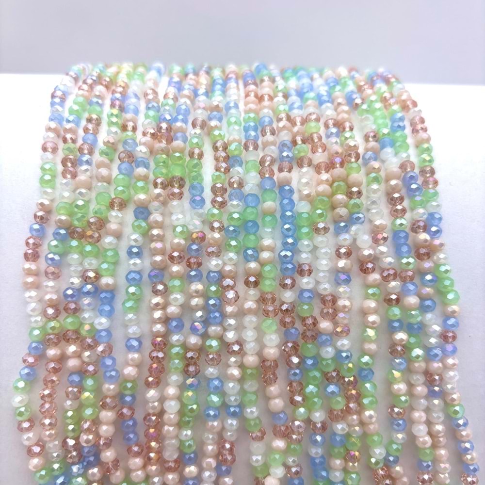 2 mm Kristal Boncuk 1 Dizi