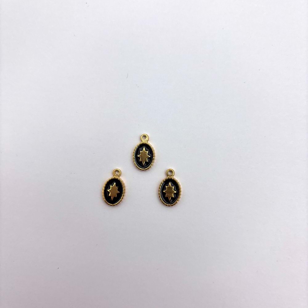 Çelik Kolye Ucu 1 Adet