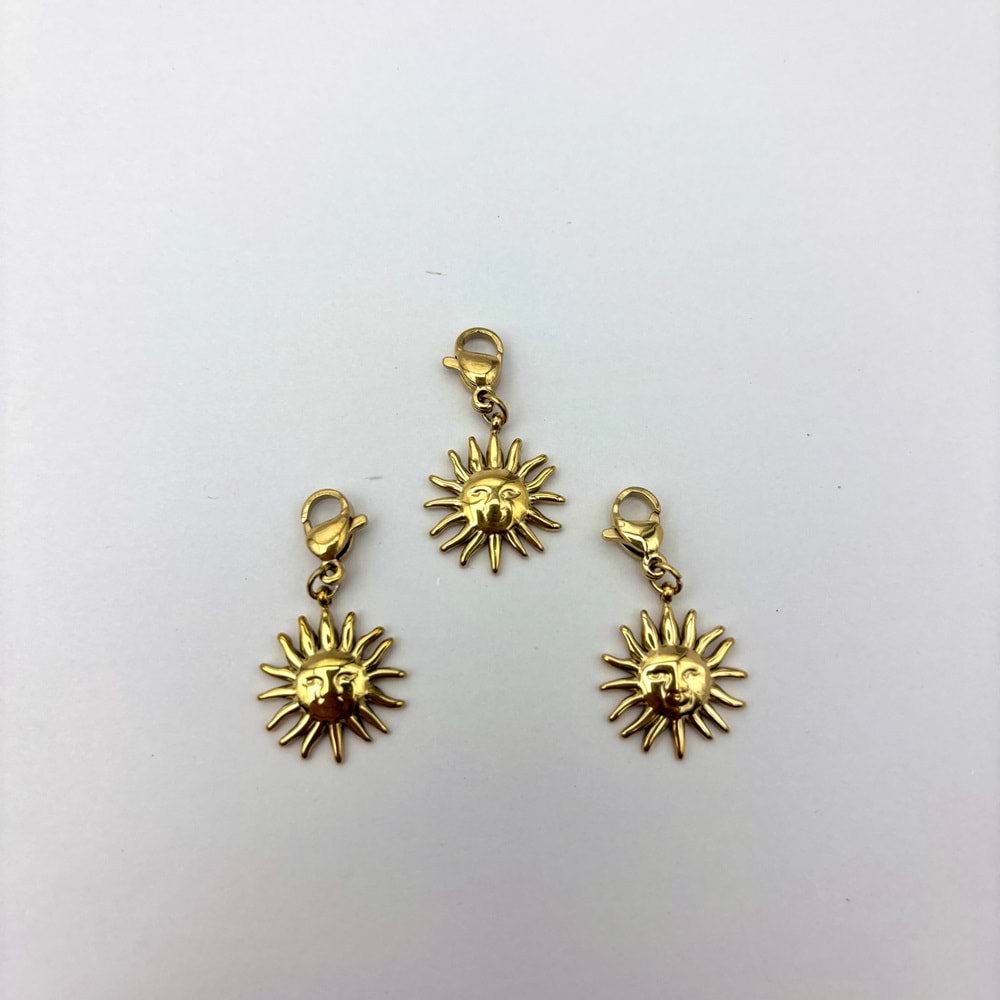 Çelik Kolye Ucu 1 Adet