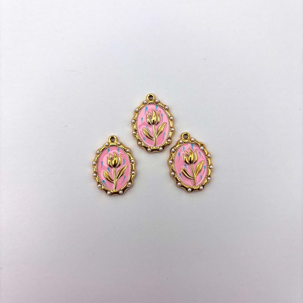 Çelik Kolye Ucu 1 Adet