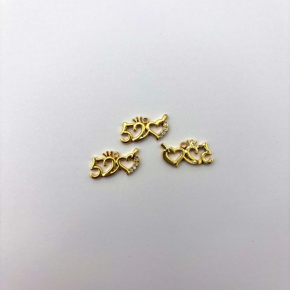 Çelik Kolye Ucu 1 Adet