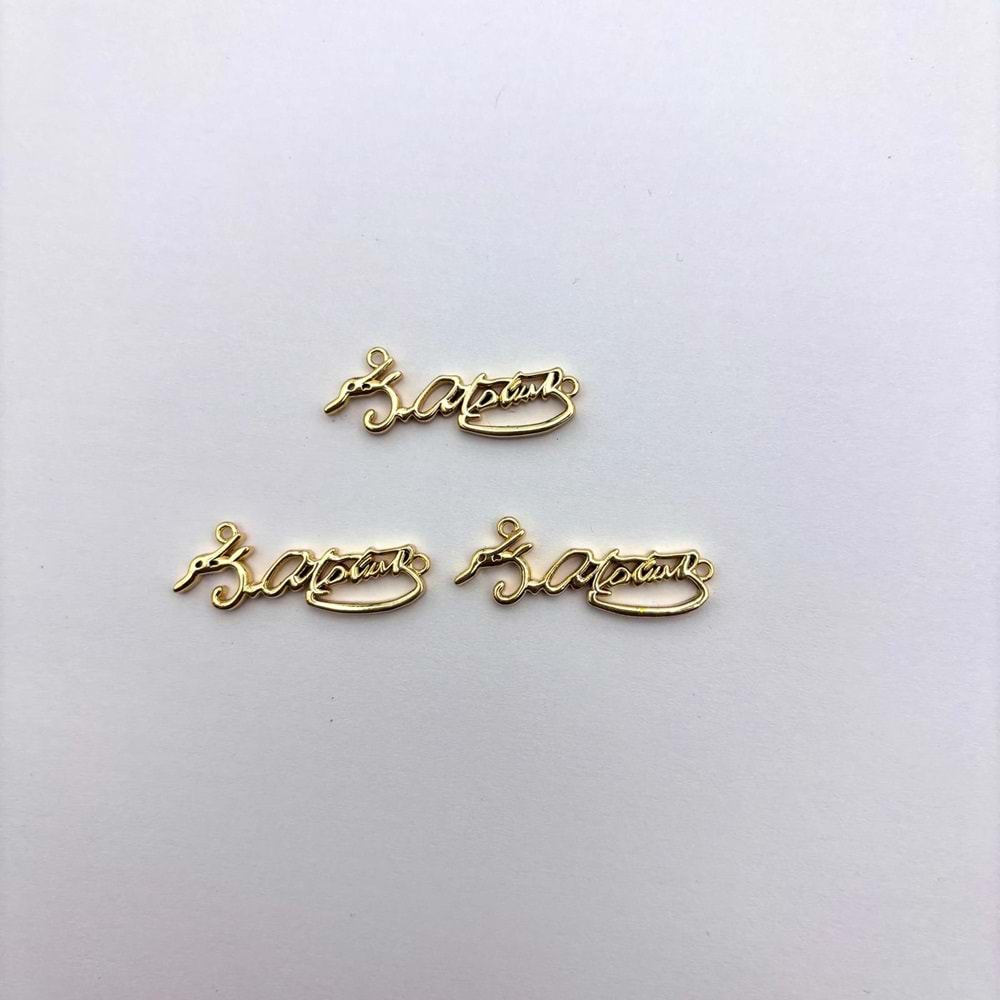 Kaplama Kolye Ucu 1 Adet