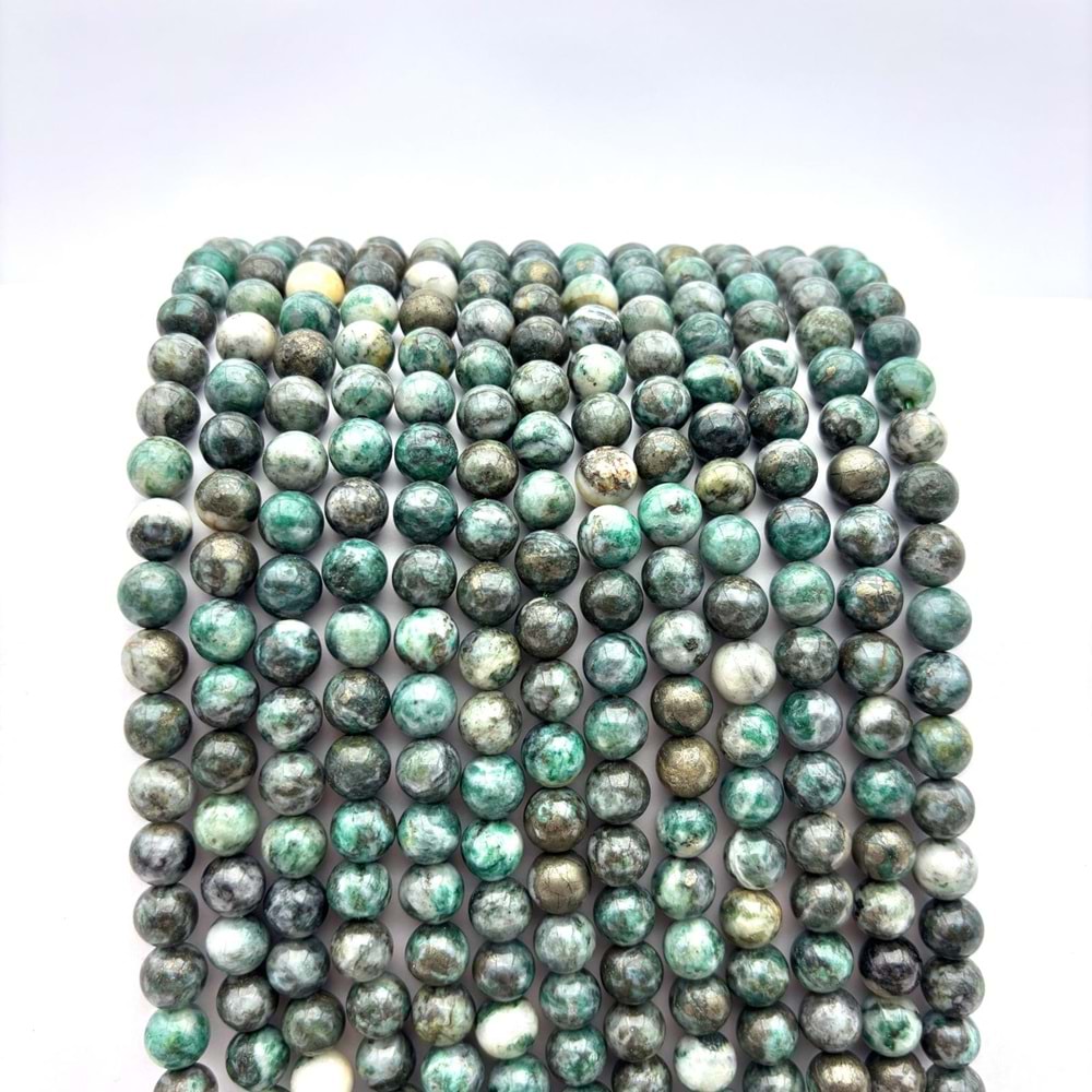 Doğal Taş Azurit 8 mm 1 Dizi