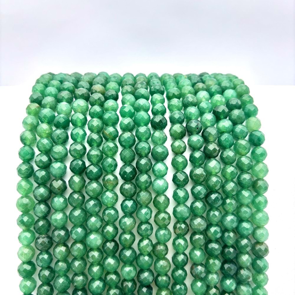 Doğal Taş Aventurin 8 mm 1 Dizi