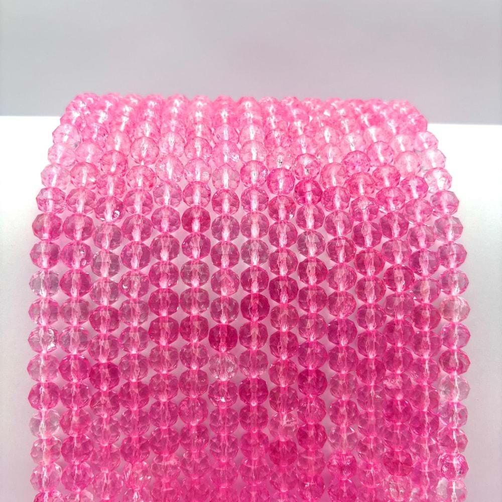 Doğal Taş Kristal Kuvars 8 mm 1 Dizi