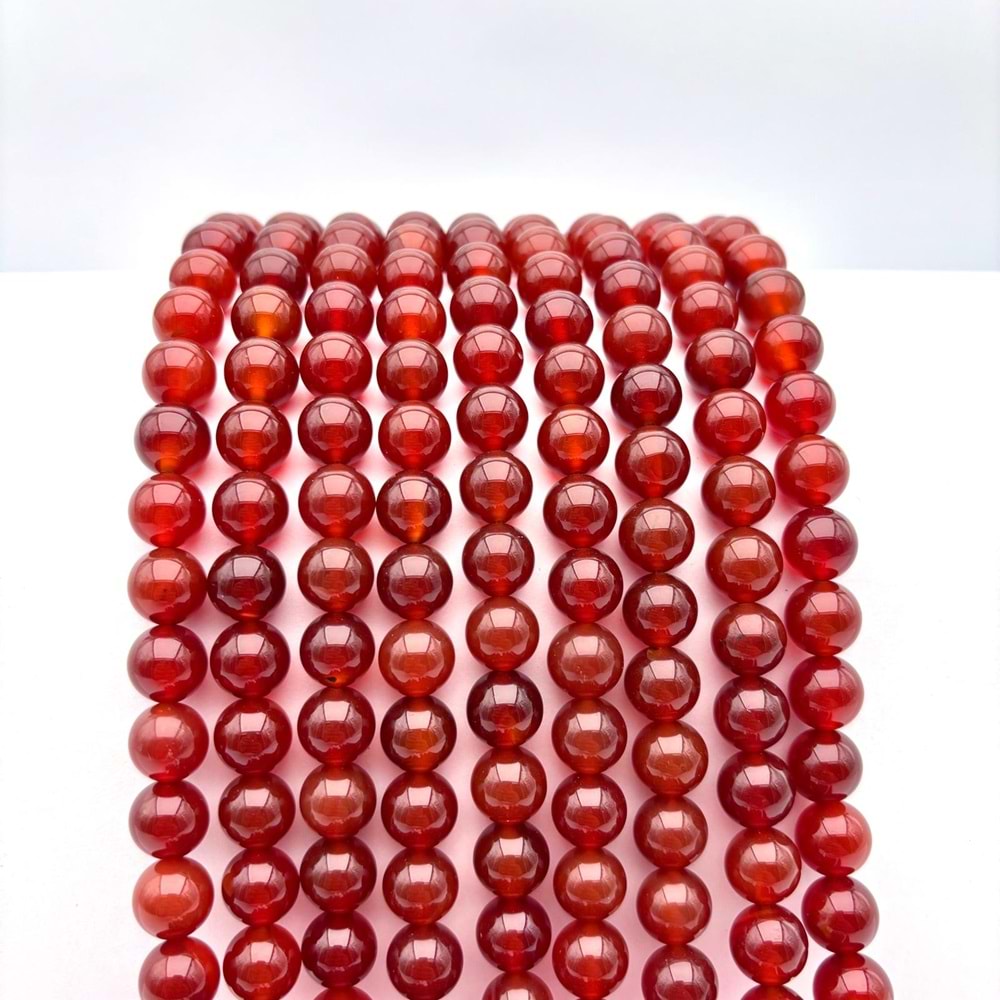 Doğal Taş Akik 10 mm 1 Dizi