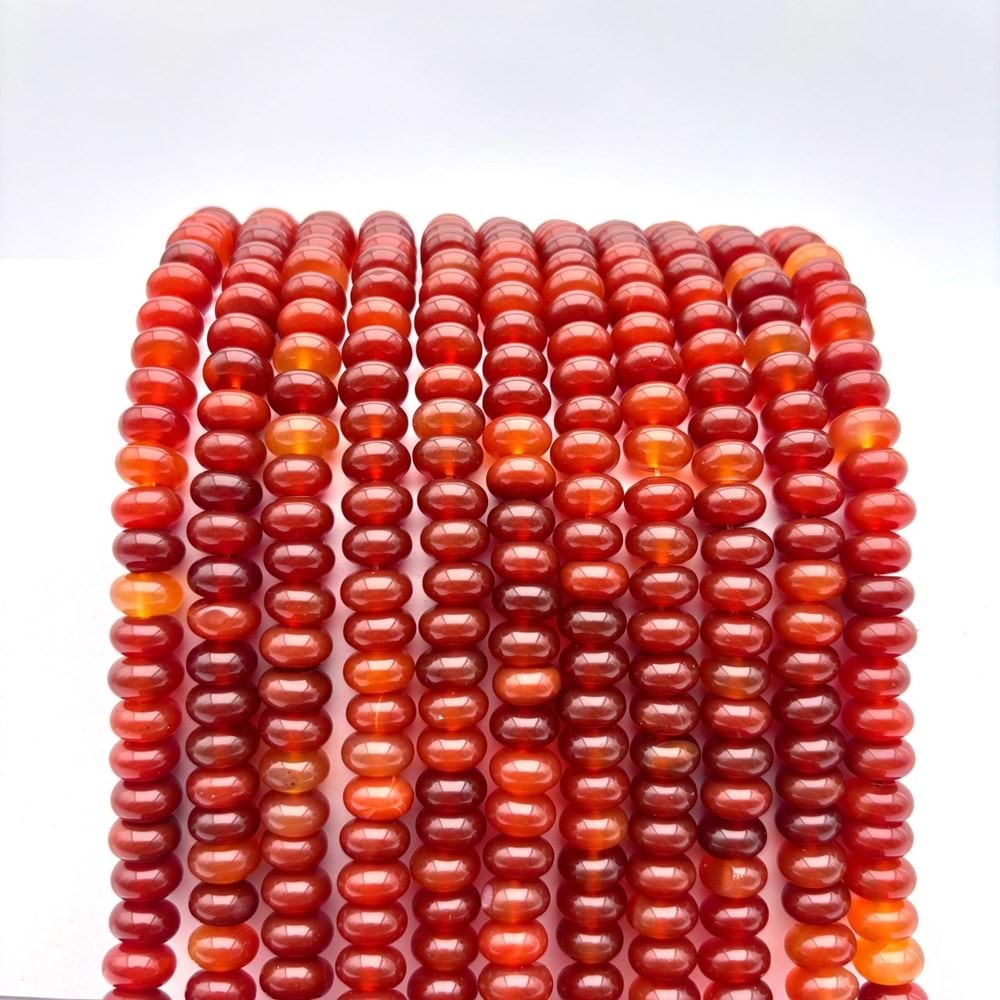 Doğal Taş Rondela Kesim Akik 1 Dizi