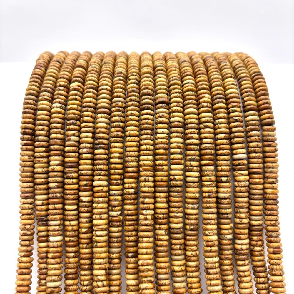 Doğal Taş Rondela Kesim Jasper 1 Dizi